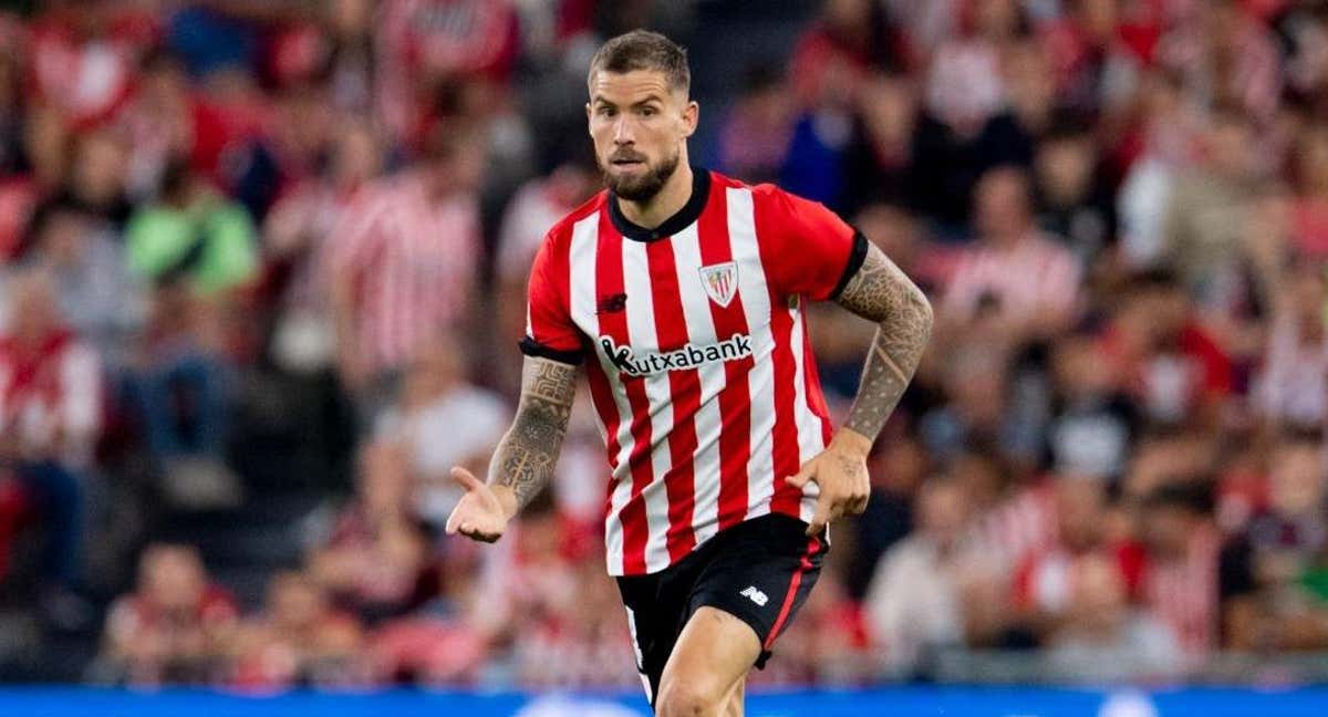 Iñigo Martínez, durante uno de los partidos de esta temporada./Athletic Club