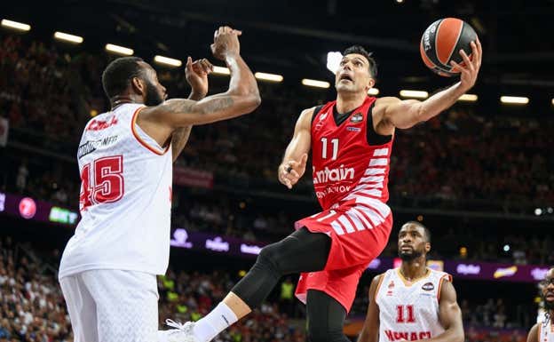 Sloukas trata de anotar ante Hall. Getty Images