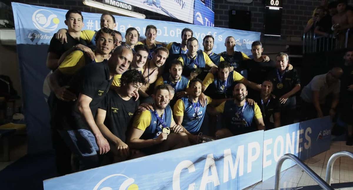 El Atlètic-Barceloneta, de nuevo, campeón de liga./Jordi López/CNAB/RFEN