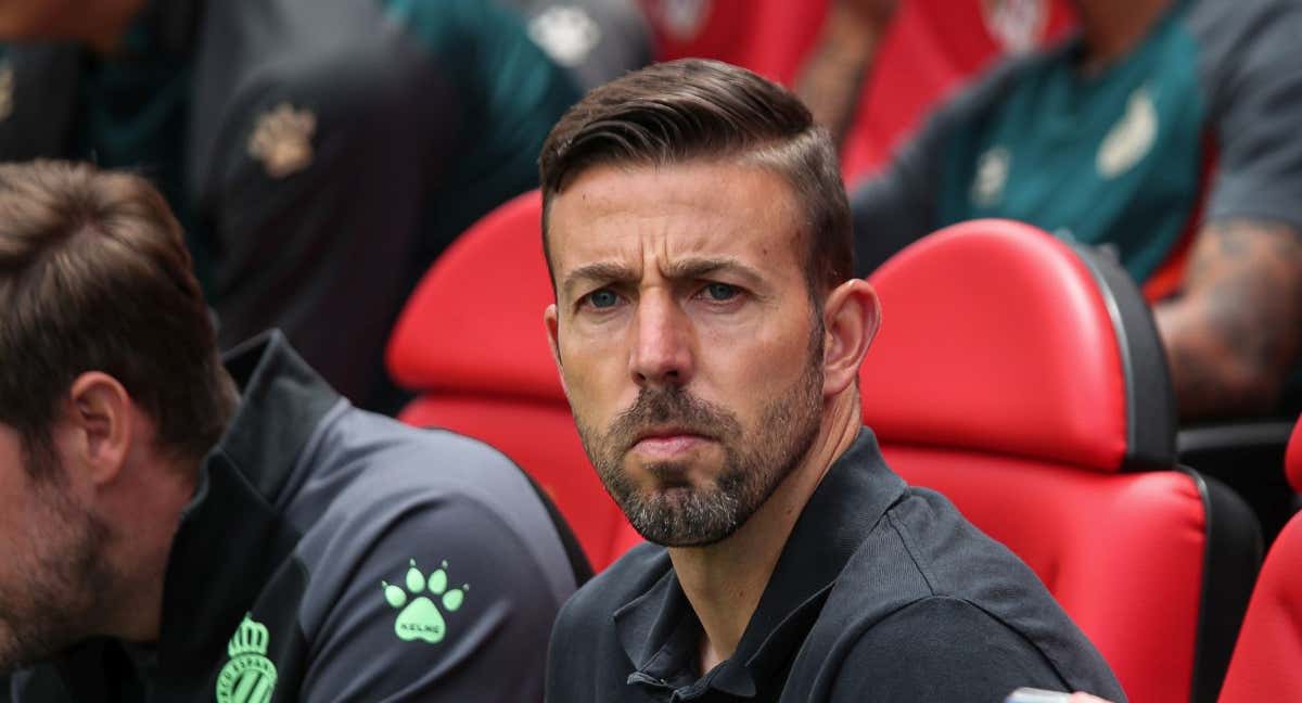 Luis García, en un partido con el Espanyol./EP