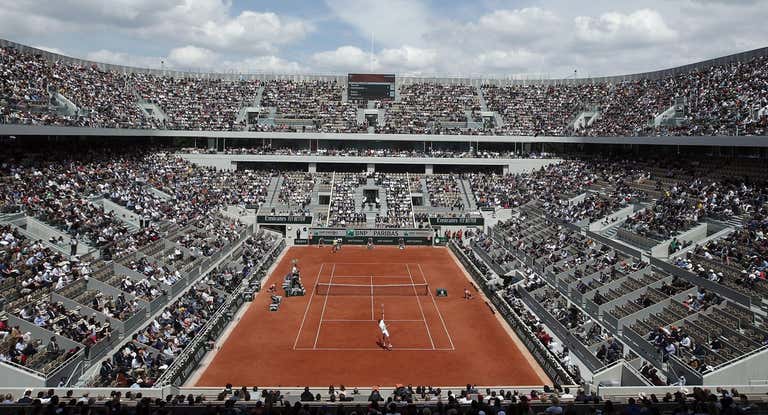 Pista central de Roland Garros 2022.