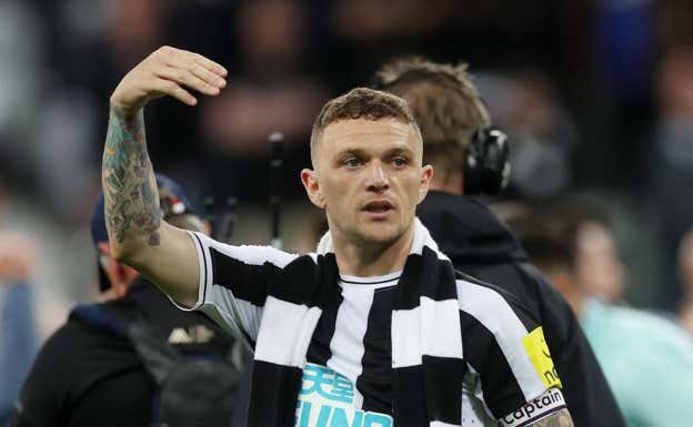 Kieran Trippier, capitán del Newcastle. REUTERS