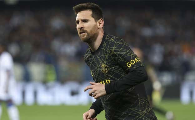 Messi durante un partido del PSG.  EP