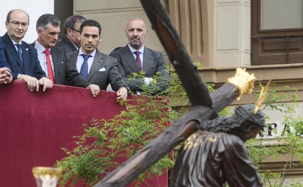 Mendilibar, en la Semana Santa de Sevilla.