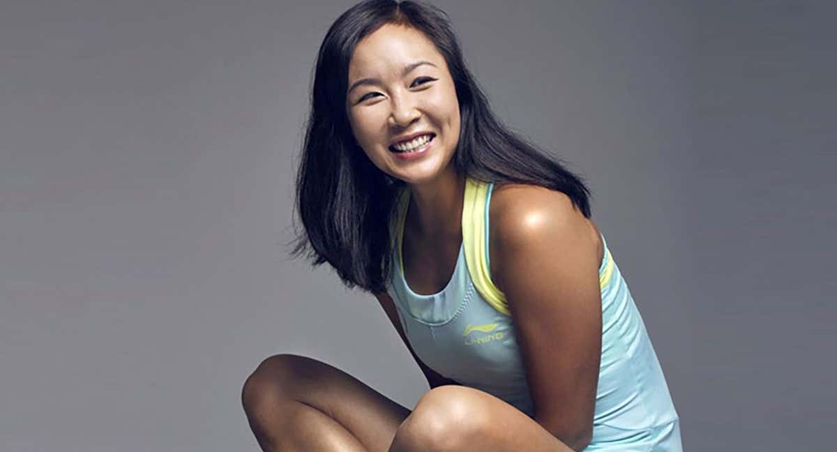 Peng Shuai en un cartel promocional./