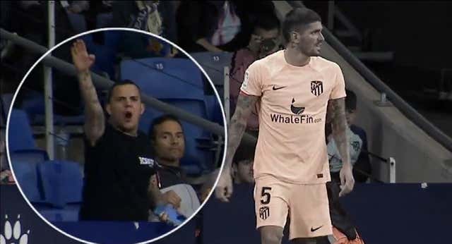 Mano dura contra los radicales: expulsan a un hincha del Espanyol por insultos a De Paul