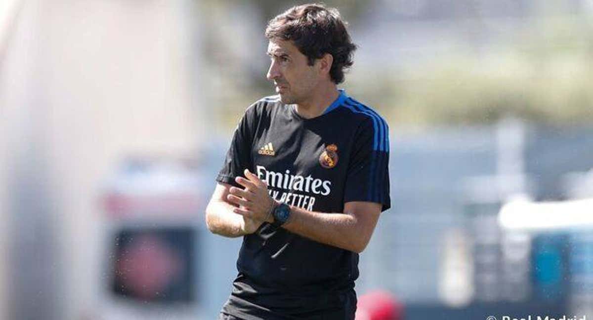 Raúl González entrenando al Real Madrid Castilla./Real Madrid