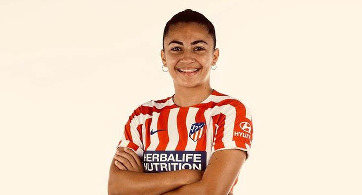 Lucía Moral, jugadora del Atlético de Madrid. /ATLÉTICO DE MADRID