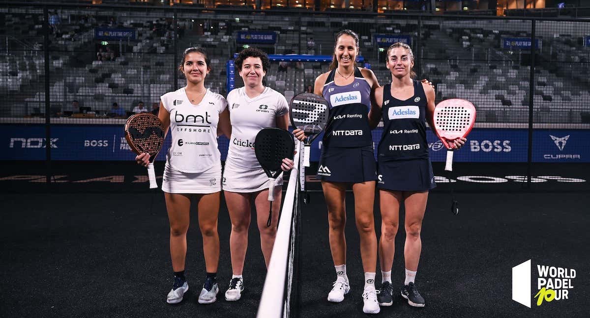 El overgrip es la cinta (blanca en este caso) que recubre el mango de las palas de pádel./WPT