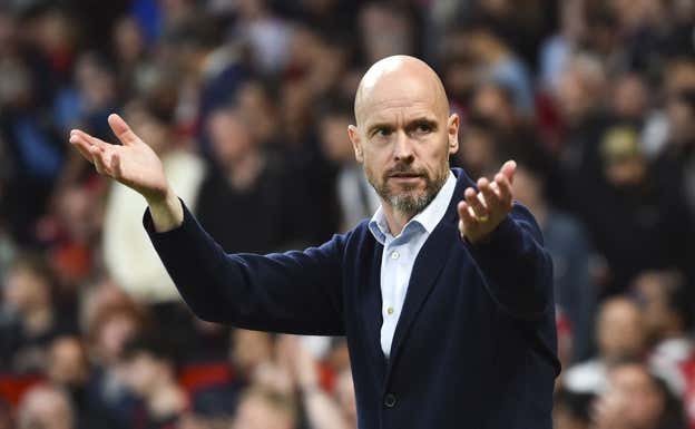 Ten Hag, entrenador del Manchester United. Reuters