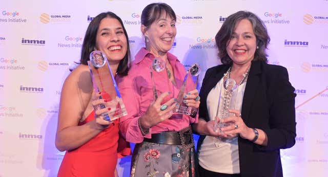 Relevo triunfa en los prestigiosos premios INMA a la excelencia periodística