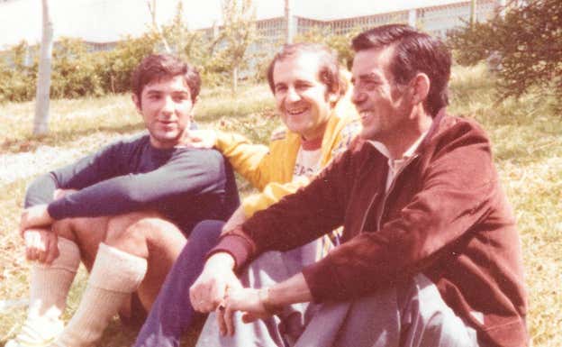 José María García junto a Fernando Soria en 1977.  FERNANDO SORIA
