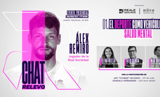 Alex Remiro, mediador en 'Chat Relevo', un foro sobre el deporte como vehículo de salud mental
