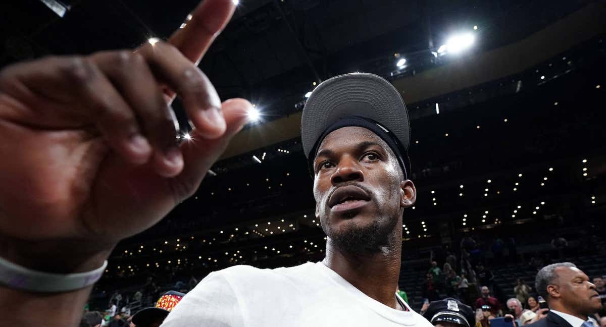 Jimmy Butler tras clasificarse para las Finales de la NBA./Reuters