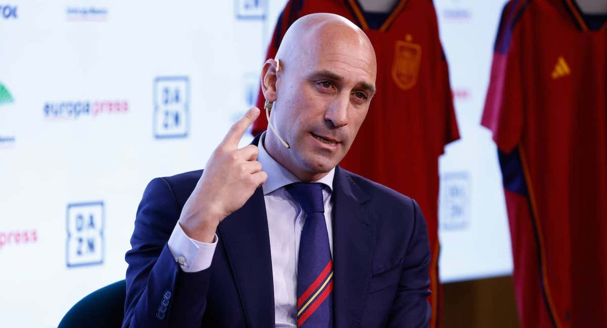 Luis Rubiales es el presidente de la Real Federación Española de Fútbol. /GABRIEL MONNET