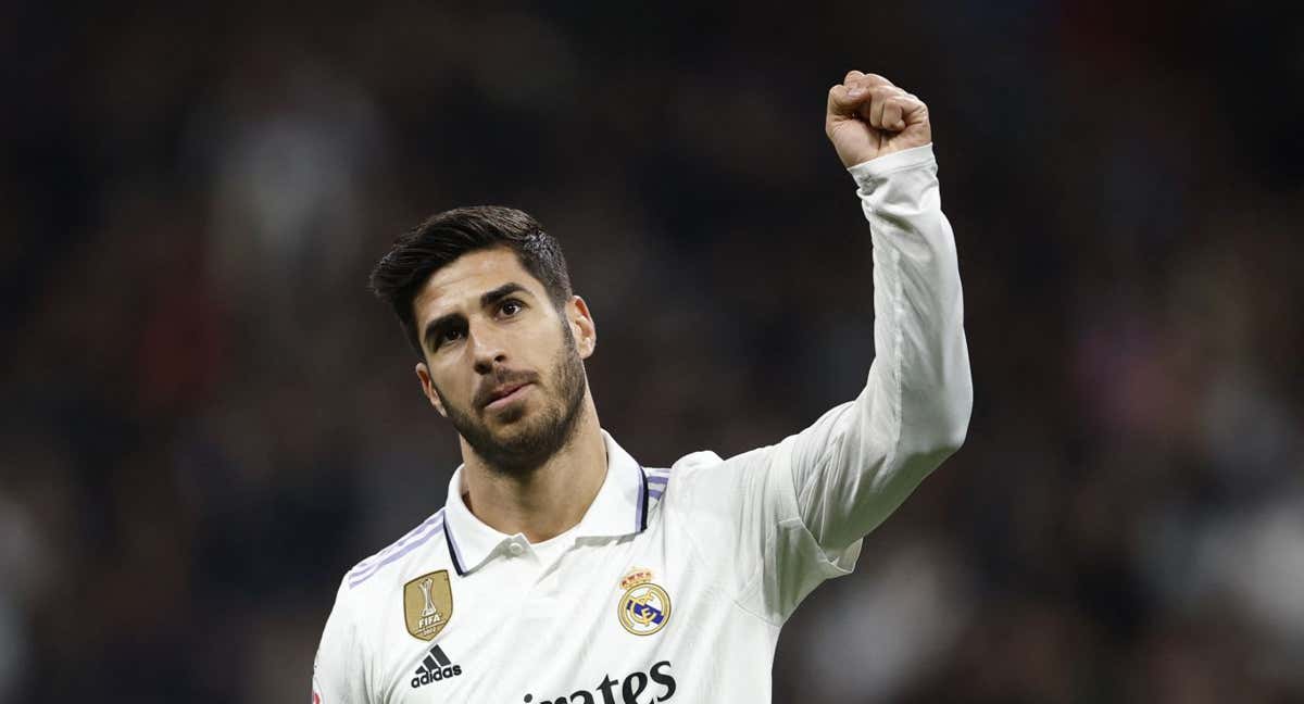 Marco Asensio en un partido de esta temporada