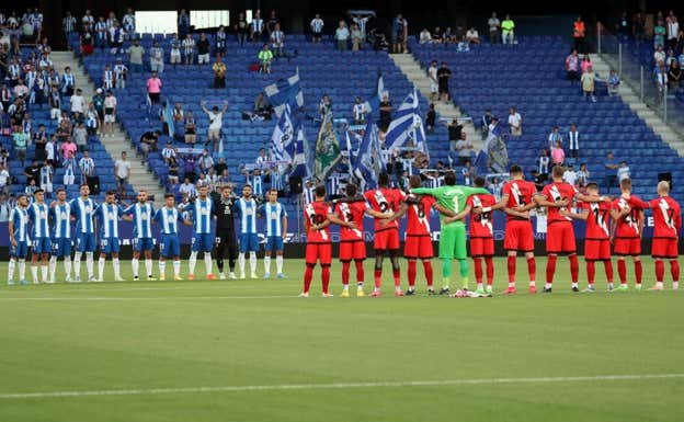 RCDE Stadium antes del partido entre el Espanyol y el Rayo Vallecano. URBANANDSPORT/NURPHOTO/NURPHOTO VIA AFP