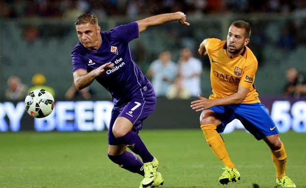 Joaquín, durante su etapa en la Fiorentina.  EFE