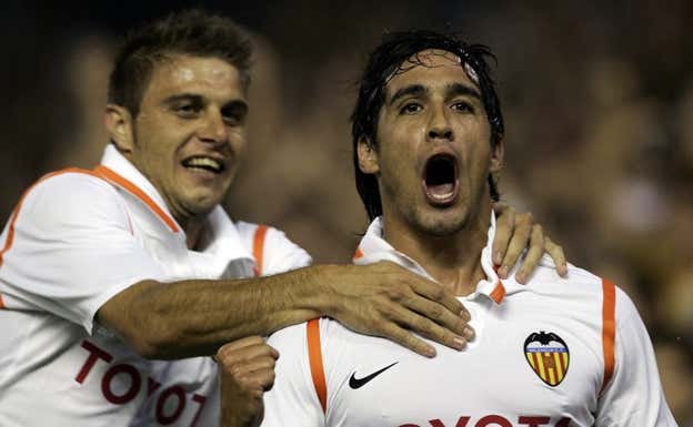 Joaquín y Vicente, durante su etapa en Valencia.  EFE
