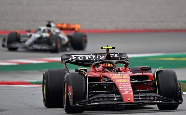 Carlos Sainz, ayer.  Reuters
