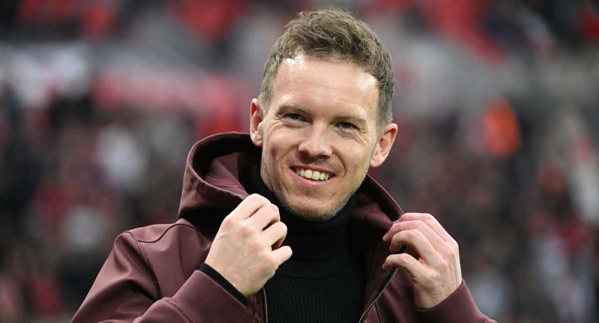 Nagelsmann durante un partido con el Bayern Múnich.