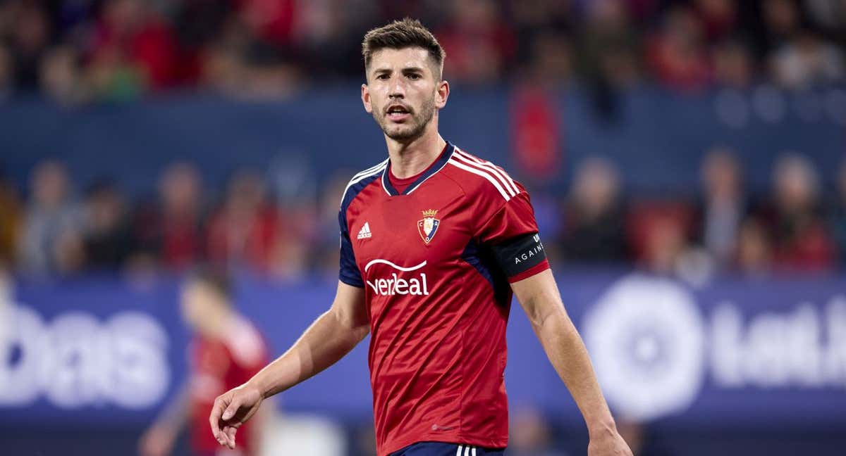 David García, en un partido con Osasuna./Getty.