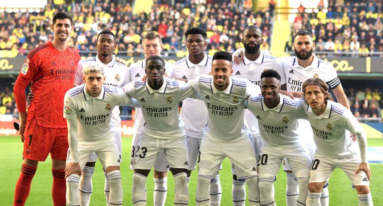 El once del Real Madrid en un partido esta temporada.