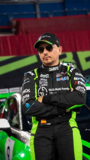 Jorge Lorenzo, durante el fin de semana de la Porsche Supercup en Mónaco.  J. L.