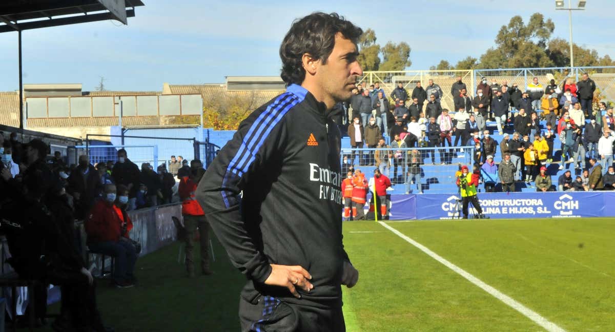 Raúl González Blanco, entrenador del Castilla./EFE