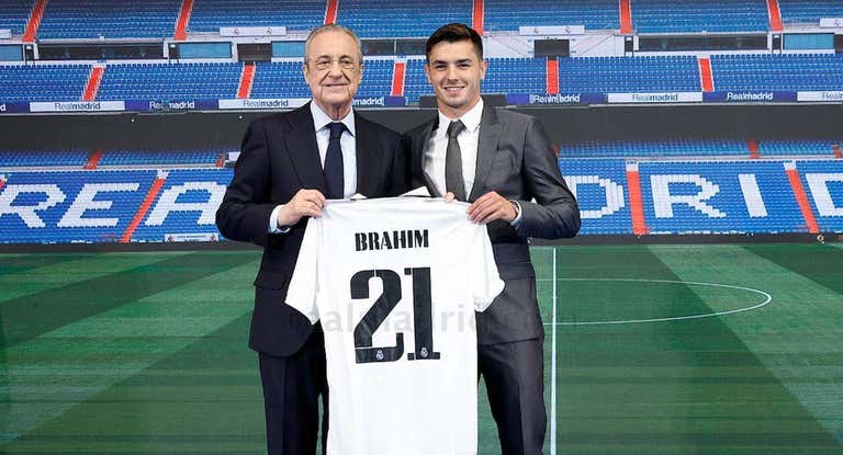 Brahim, durante su presentación.