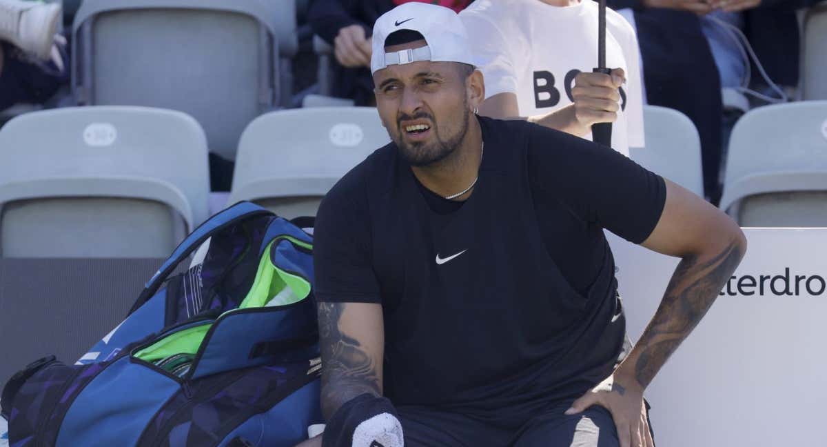 Nick Kyrgios, durante el ATP Boss Open de Stuttgart.