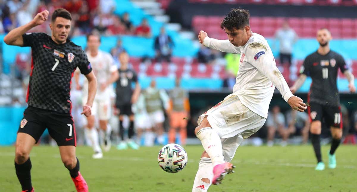 España ganó el último partido ante Croacia./EFE/EPA/Friedemann Vogel