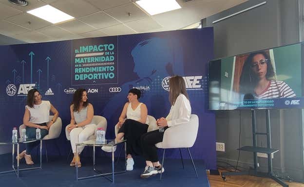 Caroline Correia, Carmen Parrilla, Marta Corredera, Tania Tabanera y Mar Moreno.  RELEVO