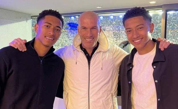 Jude Bellingham, Zidane y Jobe Bellingham.