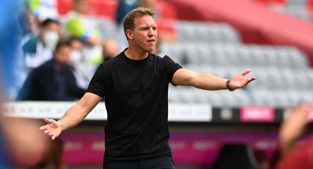 Julian Nagelsmann durante su etapa al frente del Bayern de Múnich./Reuters