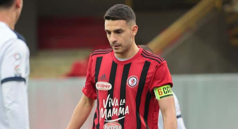 Davide di Pasquale, jugador del Foggia.