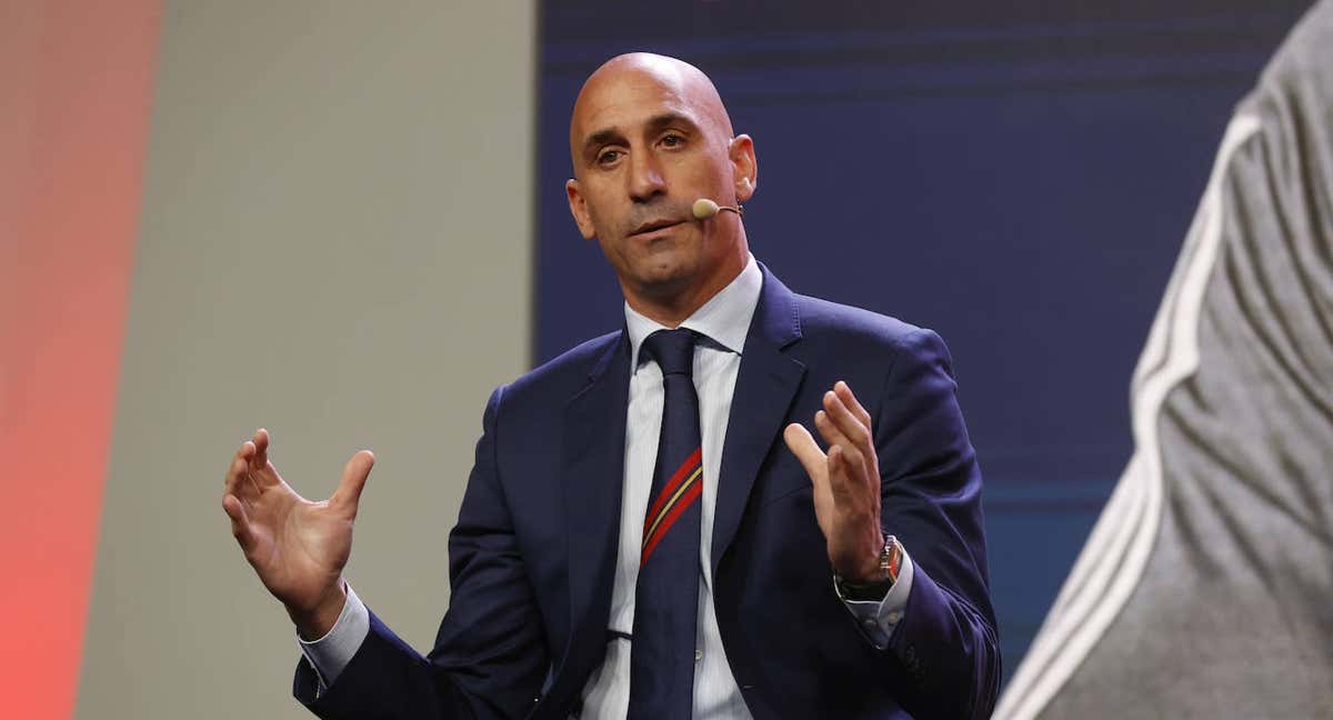 Luis Rubiales, en un acto.