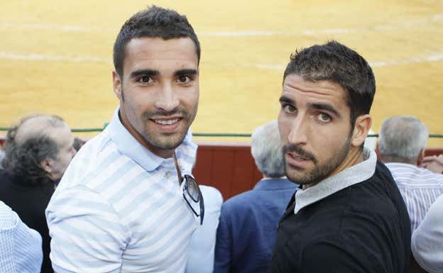 Sergio Asenjo y Raúl García compartiendo tiempo libre en una imagen de archivo.