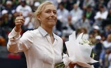Martina Navratilova recibe el alta tras superar un cáncer de garganta y de mama