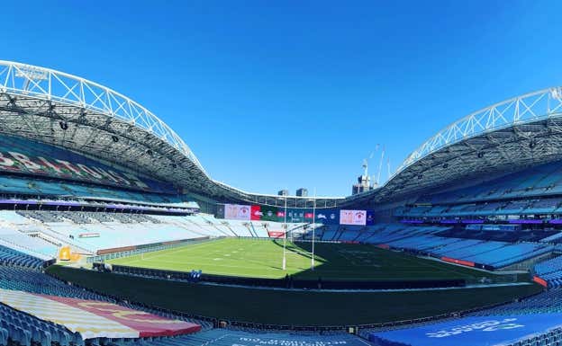 El Estadio Australia alberga el partido inaugural de Australia.  ACCOR STADIUM