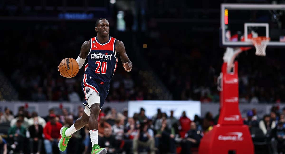 Kendrick Nunn, jugador de los Washington Wizards./AFP