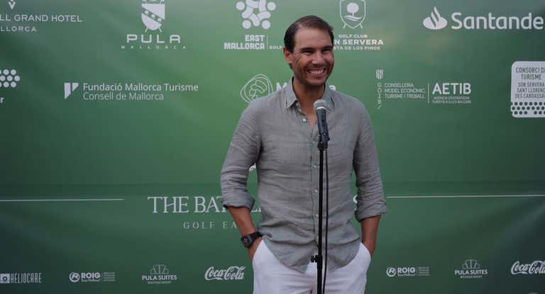 Rafa Nadal en 'The Battle of Stars'.