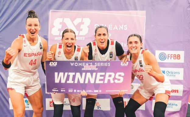 La Selección española 3x3 se proclama campeona del Women's Series de Orleans.  FIBA