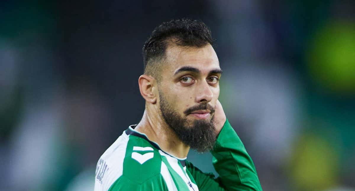 Borja Iglesias durante un partido con el Betis./EP