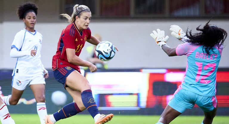 Alexia Putellas marcó el segundo gol de España ante Panamá.