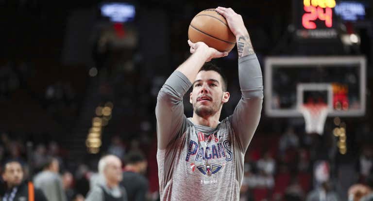 Willy Hernangómez, con los Pelicans.