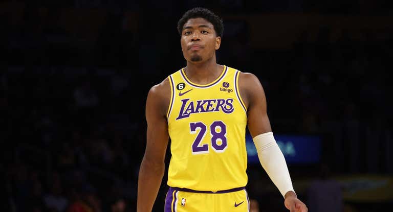 Rui Hachimura con los Lakers.