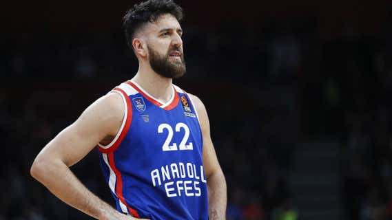 Vasilje Micic, doble MVP de la Final Four de la Euroliga, recientemente fichado por los Thunder./AFP