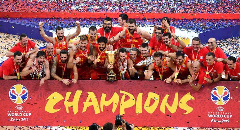 España celebra el Mundial conquistado en China en 2019.