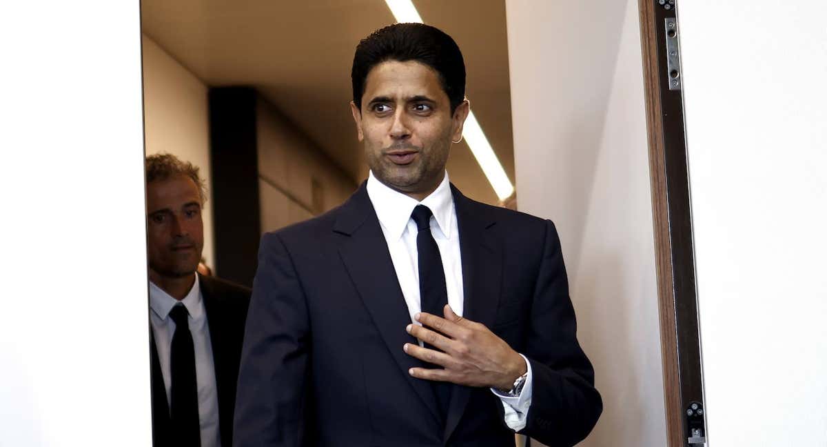 Nasser Al-Khelaifi, presidente del PSG./EFE